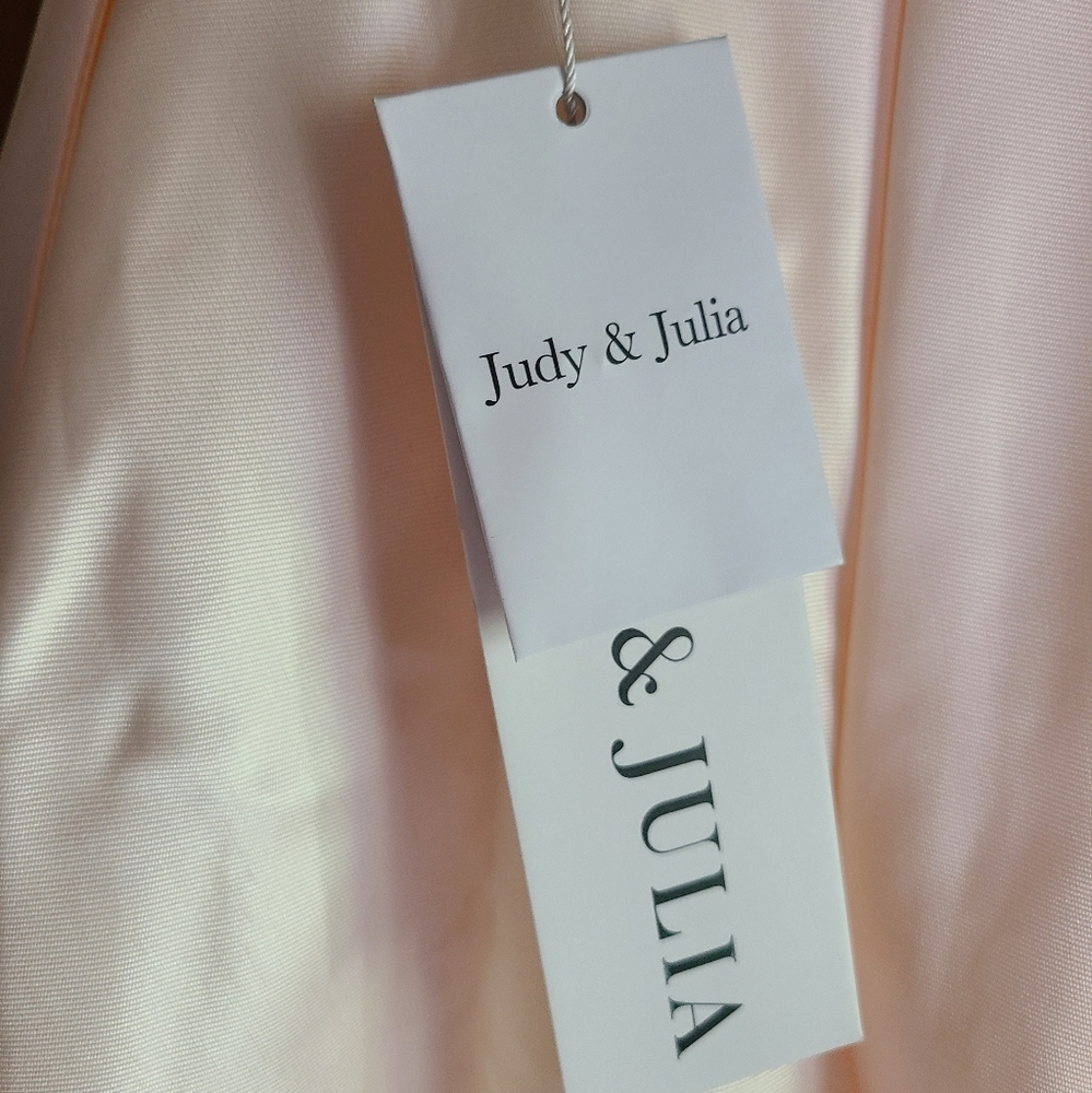 Judy & Julia Champagne Ball Gown - size 6 NWT - Picture 8 of 11